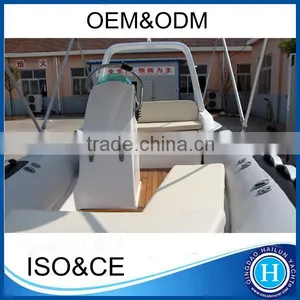 Rib Boat 470 Fiberglass Hull Rib Boat Set With Completed Boat Accessories thumbnail-6