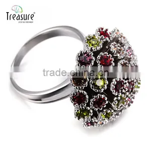 Engagement Jewelry Fashion Jewelry Wholesale Diamond Ring Silver Ring Fashion Jewellry thumbnail-6