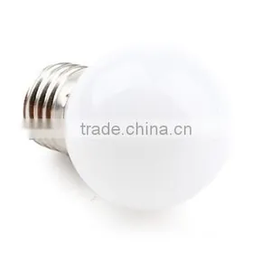 E27 0.5W 12x3528SMD 30LM 5500K Natural White Light LED Ball Bulb (220-240V) thumbnail-1