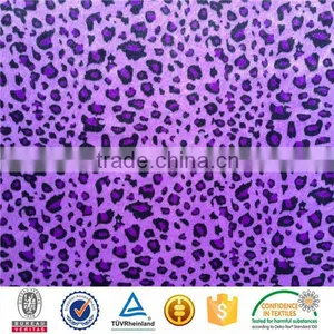 100%polyester Cheetah Skin Printed Velour Fabric for Home Textile thumbnail-1