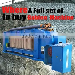 New Design Automatic Reverse Twist Hexagonal Wire Netting Machine Max Mesh Weaving Width Heavy Duty Gabion Machine Made in China Quality Choice thumbnail-1