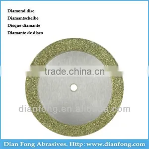 A22D40 22mm Flexible Miniature Solid Dental Edge Coated Diamond Disc Hook And Loop Sanding Discs thumbnail-1