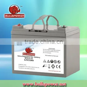 12V33AH VRLA Battery for Solar Mobile Tower Lights thumbnail-1