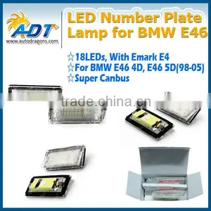 Canbus Error Free License Plate Lamp for BMW E46 4D Series thumbnail-1