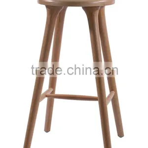 Wood Bar Stool thumbnail-1