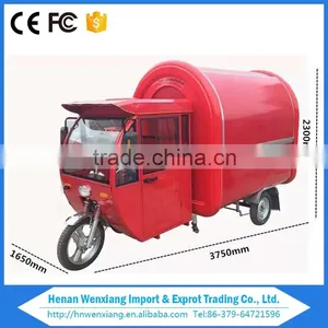 New Type Motor Food Cart / Tricycle Motor Food Cart Made in China for Sale / 48V Motor Food Cart Easily Moveable thumbnail-1