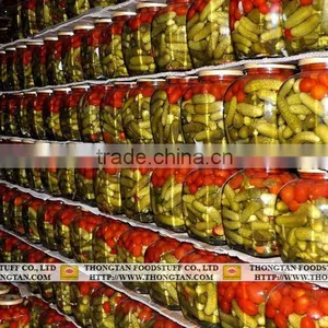 Pickled Cucumber and Tomato in Square Jars 1500ml - Special thumbnail-1