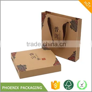 Kraft Paper Box and Bag Packaging for Tea Gift Box Packaging thumbnail-2