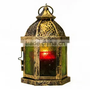 Wholesale White Calssical Metal Moroccan Metal Lanterns thumbnail-1