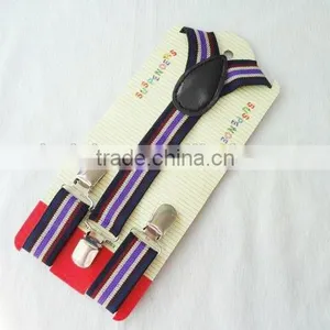 Wholesale Fashion Stripes Kids Elastic Braces Suspender thumbnail-2