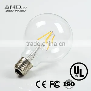 UL CE List G80 G95 LED Filament Globe 6W 8W=80W Incandescent Bulb 2200-6500k E26 E27 B22 thumbnail-4