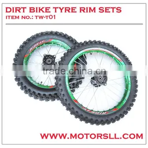 Pit Bike Motorcycle Tire Sets With Rim thumbnail-1