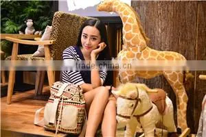 Folk Women Backpack Fashionable Canvas Bags thumbnail-6