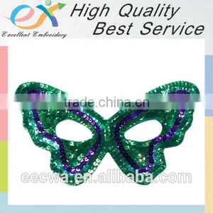 Professionally Custom Embroidered Sequins Mask thumbnail-4