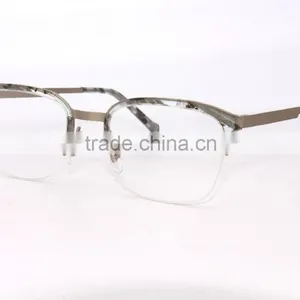 G3623 Transparent Yellow Custom Half Rim Eyeglass Frames For Women thumbnail-4
