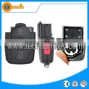 Key Cover Shell Cover Fob Parts With Battery Place No Chip Groove Remote Car Key for vw Polo Bora Jetta Mk5 thumbnail-1