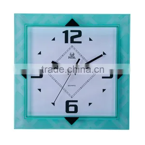 Pearl Square Colourful Wall Clock PW248 thumbnail-5