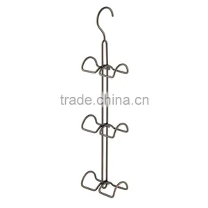6 Hooks Bronze/Chrome Handbag Holder Hanging Closet Organizer for Closet Accessories thumbnail-1