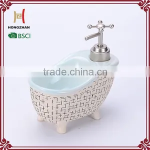 Bathroom Set of Lotion Dispenser,mini Bathtub With Soap Dish thumbnail-2