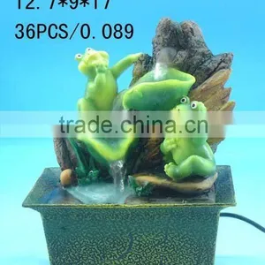 Polyresin Frog Water Fountain Indoor Frog Fountain Table Frog Water Fountain Frog Water Fountain thumbnail-1