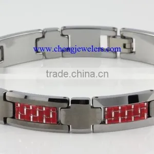 High Quality Opal Inlad Tungsten Bracelets thumbnail-5