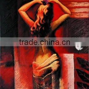 High Quality Nude Fat Women Oil Painting Canvas Art thumbnail-1