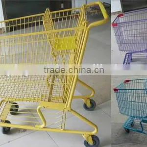 Metal Chrome Kids Supermarket Shopping Trolley HSX-S441 thumbnail-6