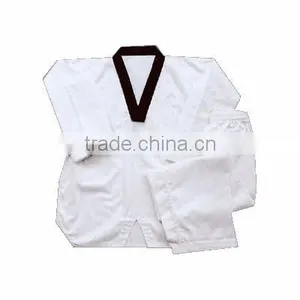 Deluxe V-Neck Taekwondo Uniform Paypal Accepted thumbnail-1