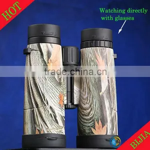 12X 42mm Leather Cover Roof Prism Binoculars thumbnail-1