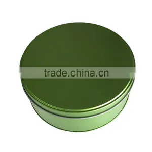 OEM Decorative Round Tin Cans With Lids thumbnail-2