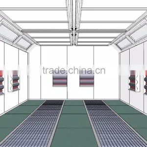 JF Preparation Room+infrared Spray Booth for Painting Car thumbnail-6