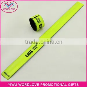 Custom Printed PVC Reflective Slap Wristband, Slap Band, Slap Wrap Bracelet thumbnail-3
