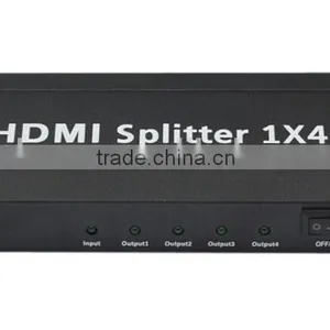 Top Selling 1x4HD Splitter3 in 1Out 4 PortsHigh-performance 1x4HD Splitter 1 in 4 Out 4 Ports Splitter Distributor Converter (O4 thumbnail-5