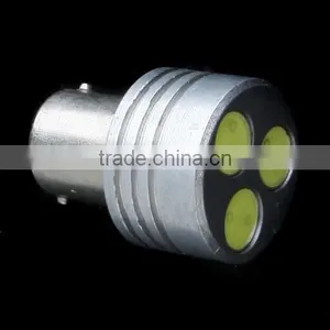 1156 BA15S 3 SMD LED White Turn Tail Brake Stop Light Bulb Lamp thumbnail-4