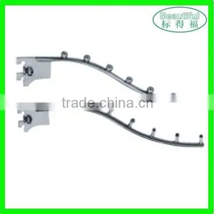 Chrome Plating Wire Waterfall Hook for Slotted Upright thumbnail-1