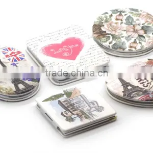 Colorful Promotion Metal Compact Mirror Manufacturer and Pocket Mirror thumbnail-1