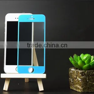 Color Tempered Glass Screen Protector for Iphone 5 Good Quality Mobile Phone Screen Film thumbnail-1