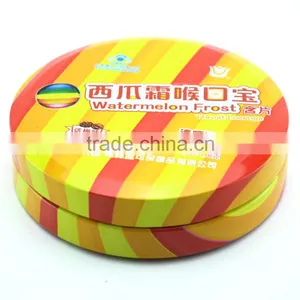 Factory Wholesale Food Grade Mint Round Metal Tins Small thumbnail-2