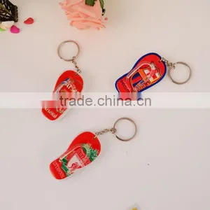Flip-flop Soft Pvc Keychain Pvc Rubber Key Chain thumbnail-2