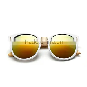 Free Sample High Quality Round PC Frame Bamboo Wooden Sunglasses China Manufacture thumbnail-3