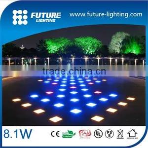 DMX LED Floor Tile Light Led Colorful Brick Light IP67 Outdoor Led Paver Light thumbnail-1