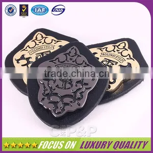 Guangzhou Black Leather Covered Garment Label thumbnail-4