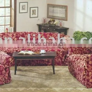3pcs Jacquard Sofa Cover Set thumbnail-1