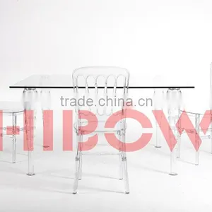 Crystal Glass Table Legs thumbnail-1