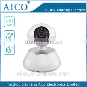 cn AICO 2015 Hot Smart Home White Dome Megapixel P2p 720p 360 Wireless Wifi Webcam With Remote Control thumbnail-1