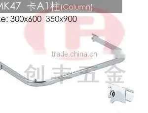 Chrome Metal Display Towel Rack thumbnail-1