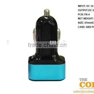 A3 Three USB Port Car Charger,3 Port Car Charger,cheap Car Usb Charger,Auto Charger thumbnail-2