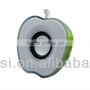 Lovely Apple Model Mini Speaker With Color Flash thumbnail-5
