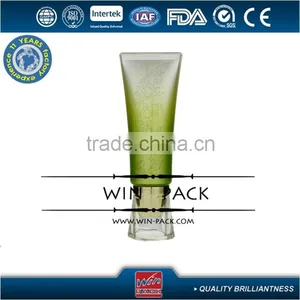 Green Cosmetic Cream Airless Tube,empty Cream Tube,cream Tube With Acrylic Lid thumbnail-1
