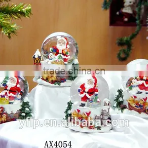 Resin Santa Claus for Crystal Ball Christmas Ornaments,traditional Santa Claus Crafts thumbnail-1